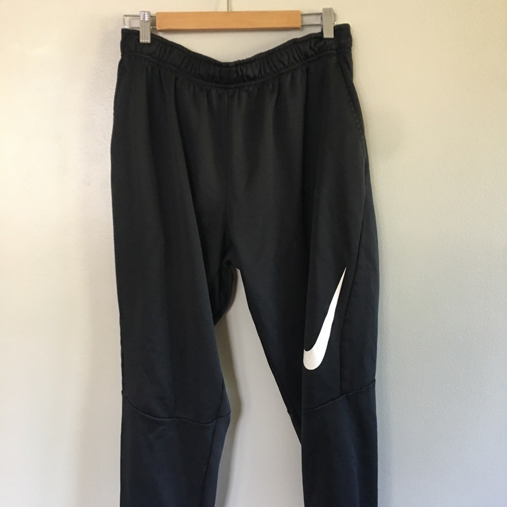 Black nike joggers